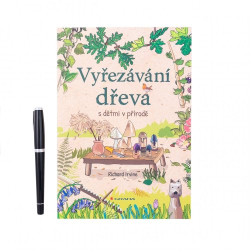 Vyřezávání dřeva s dětmi v přírodě