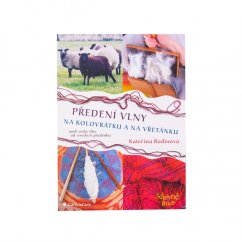 Předení vlny na kolovrátku a na vřetánku
