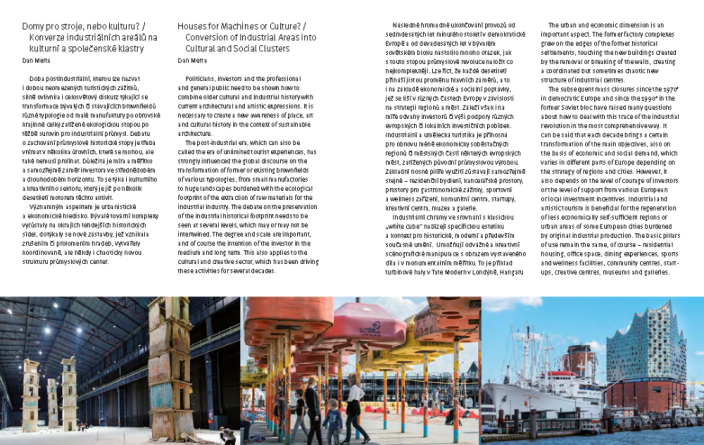 Industriální topografie | Kulturní klastry