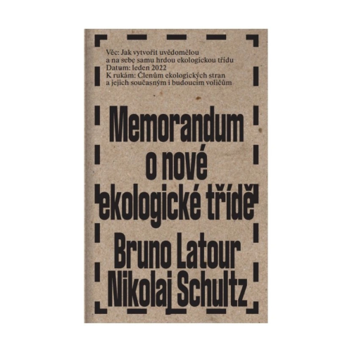 Memorandum o nové ekologické třídě